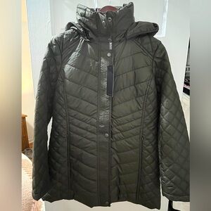 Marc New York Olive green quilted Jacket, Size M, NWT